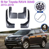 4x para Toyota RAV4 RAV 4 XA40 2013 2014 2015 2016 2017 2018 guardabarros protectores contra salpicaduras guardabarros rueda acampanada accesorios de coche