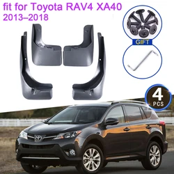 4x для Toyota RAV4 RAV 4 XA40 2013 2014 2015 2016 2017 2018 Брызговики Брызговики Fender Flare Wheel Автомобильные аксессуары