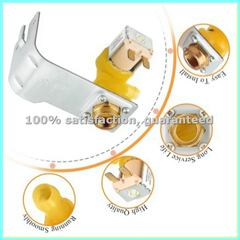 WD15X10014 WD15X10011 Dishwasher Water Inlet Valve for Dishwasher Replaces WD15X10011 EAP3654179 AP5632416-ABLA
