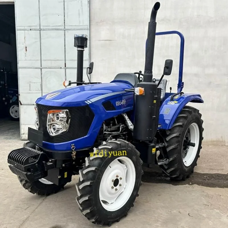 Tractor agrícola Agrícola de cabina de CA, dispositivo de tracción de motor diésel, 4x4, 90HP, nuevo producto