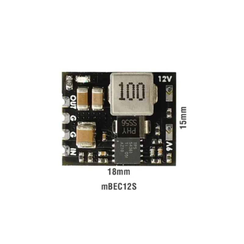 MATEK System MICRO BEC 6-60V TO 5V/9V/12V-ADJ Step-Down Regulator Module For RC Model Airplane FPV Racing Drone Helicopter