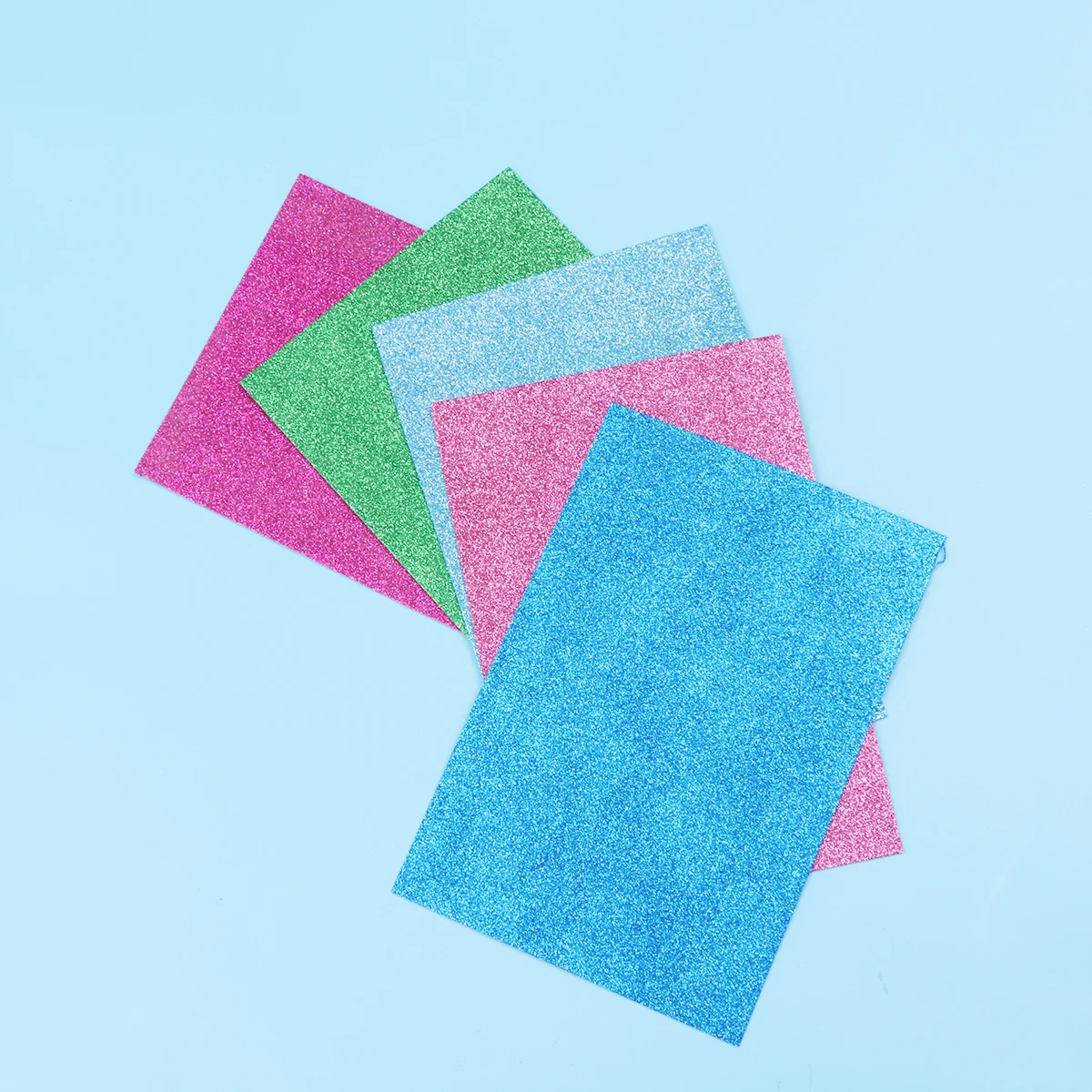 

20 Pcs Adhesive Colored Sponge Paper Child Sticky Crafting Sponges for Painting