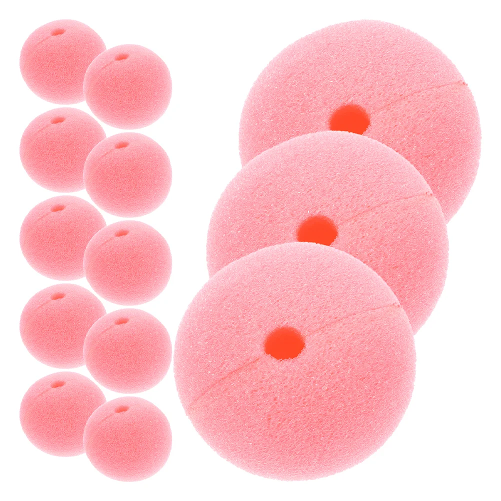 15 Pcs Clown Nose Jokers Red Gru Replacement Sponge Props Halloween Costumes Replaceable Multi-use Decors The Banner