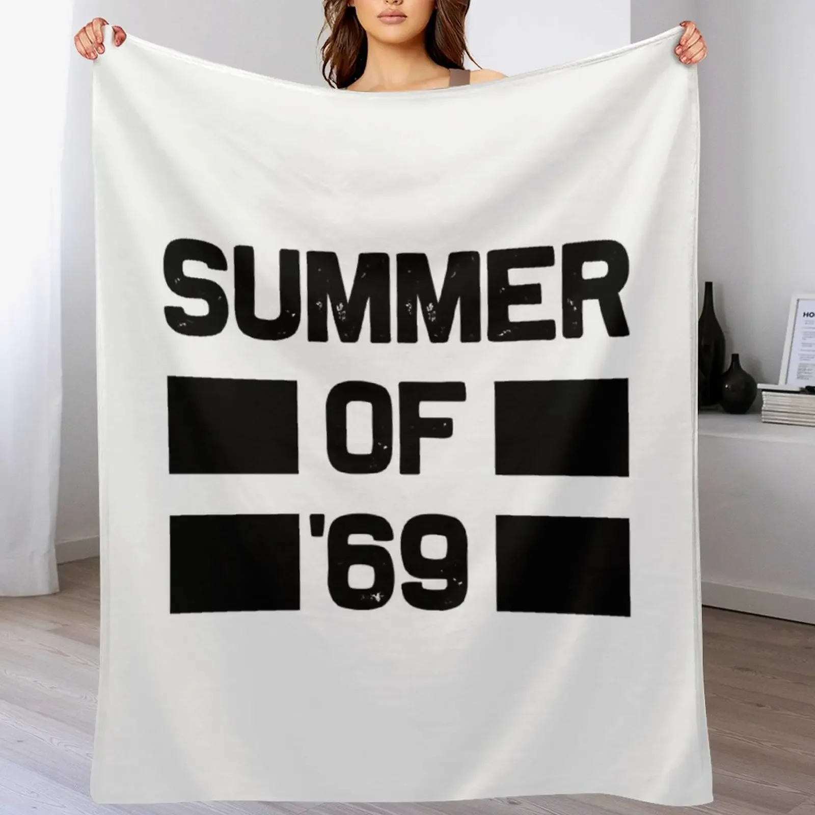 

Summer of &x27;69 Throw Blanket Sofa Luxury Blankets For Baby Single Blankets
