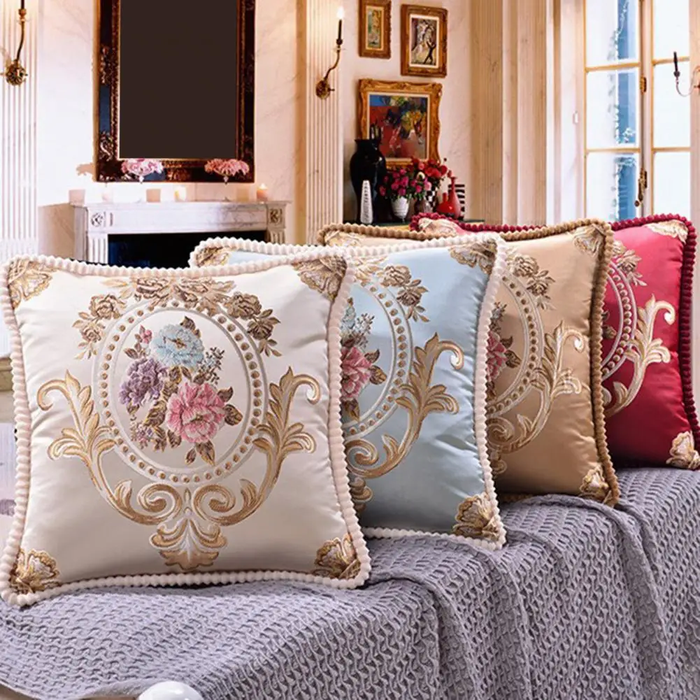 Decorative Throw Pillow Cover Throw Pillow Case Soft Durable Square Throw Pillow Cover Decorative Cushion Protector for Home