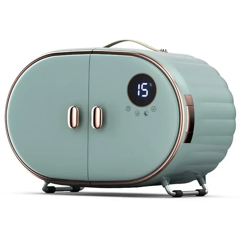 سطح المكتب الكهربائية الجمال الثلاجة سيارة المنزل الاستخدام المزدوج مستحضرات التجميل منتجات العناية بالبشرة ثلاجة صغيرة تخزين قناع تيم ثابت #5