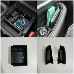 For Chery Tiggo 5X 7Pro 8Pro 2018-2021 2022 Passenger Compartment Storage Box Pallet Armrest Container Box Cover Plastic