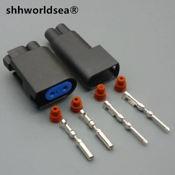 shhworldsea 2 Way Wheel ABS Sensor Scoket Automotive Motor Car Engine Lamp Socket Plug For Ford Volvo Jaguar Land Rover