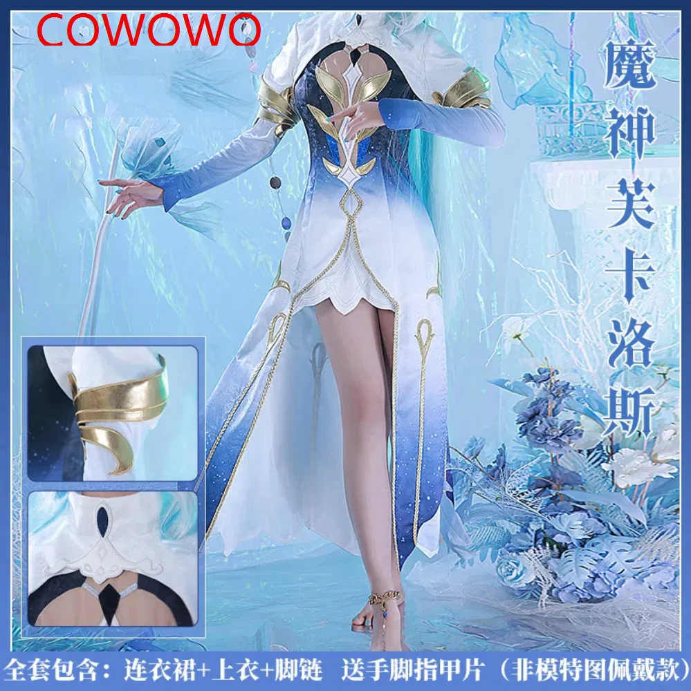 

《IN STOCK》Genshin Impact Furina De Fontaine Cosplay Costume Cos Game Anime Party Uniform Hallowen Play Role Clothes Clothing