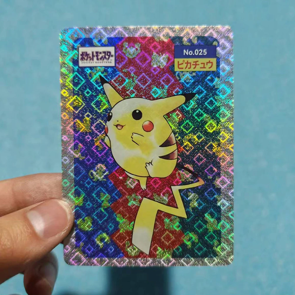 DIY 1996 Pocket Monsters Carddass Trading Cards Oldest Top sun Card BANDAI Pikachu Charizard Collection Christmas Gift