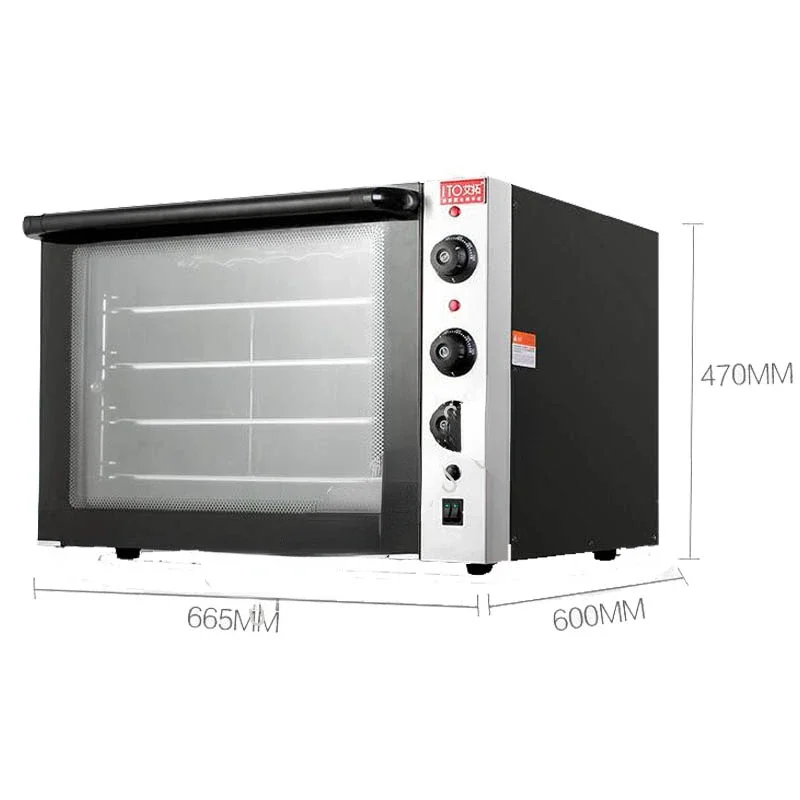 Kitchen Electric Oven Mini Large Capacity Oven Hot Air Circulation Cake Bread Pantry Household Appliances For Kitchen