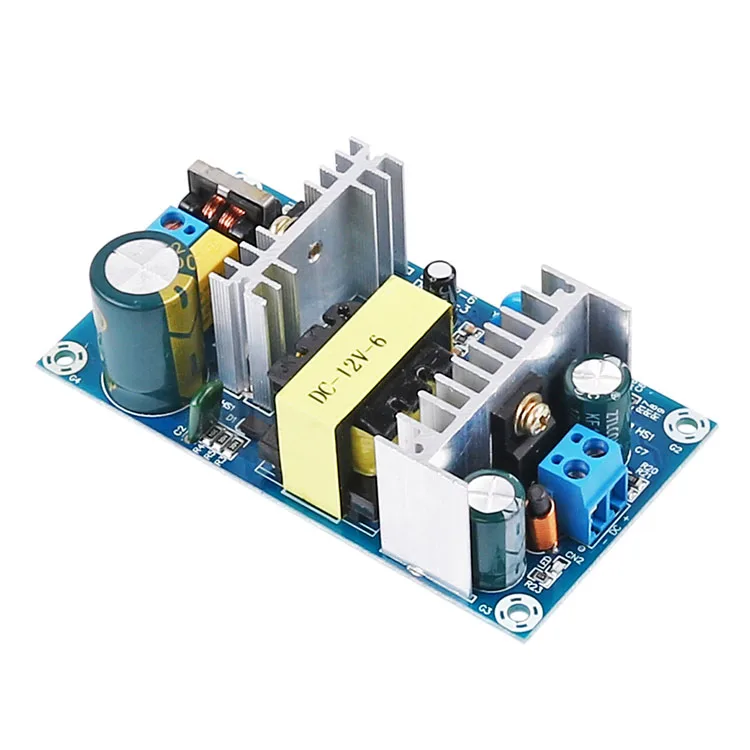 AC-DC تحويل لوحة الطاقة 12v70w وحدة الطاقة المعزولة الطاقة العارية مجلس ac110-245v إلى dc12v6a