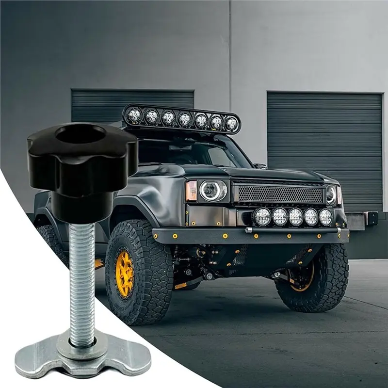 VOFUN-Accessori per binario in alluminio Filettatura M8 Chiodo RV Camper Fissaggi modificati M8x60mm Dado prugna Accessori per binario a L per carichi pesanti