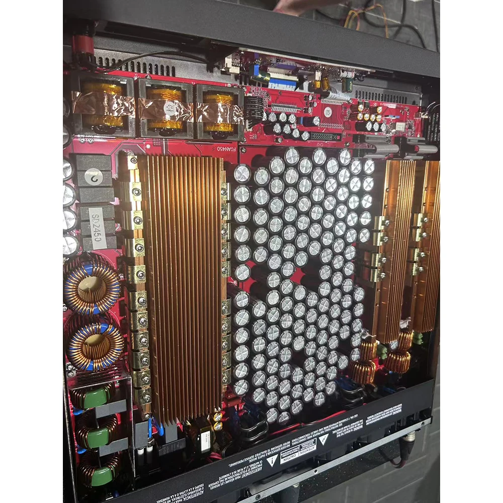 Digital Power Amplifier Pro Audio 1.5U Power 2 Channel 2X3500W Professional Sound System
