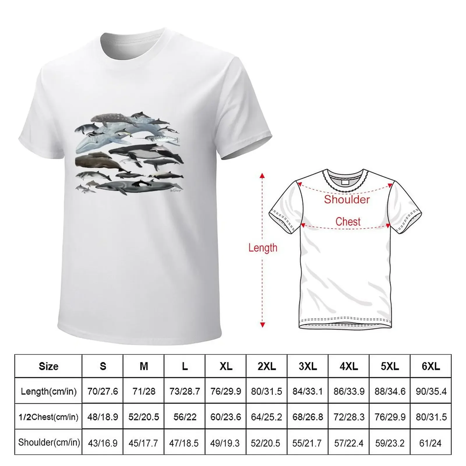 Cetaceans T-shirt korean fashion cute tops mens champion t shirts