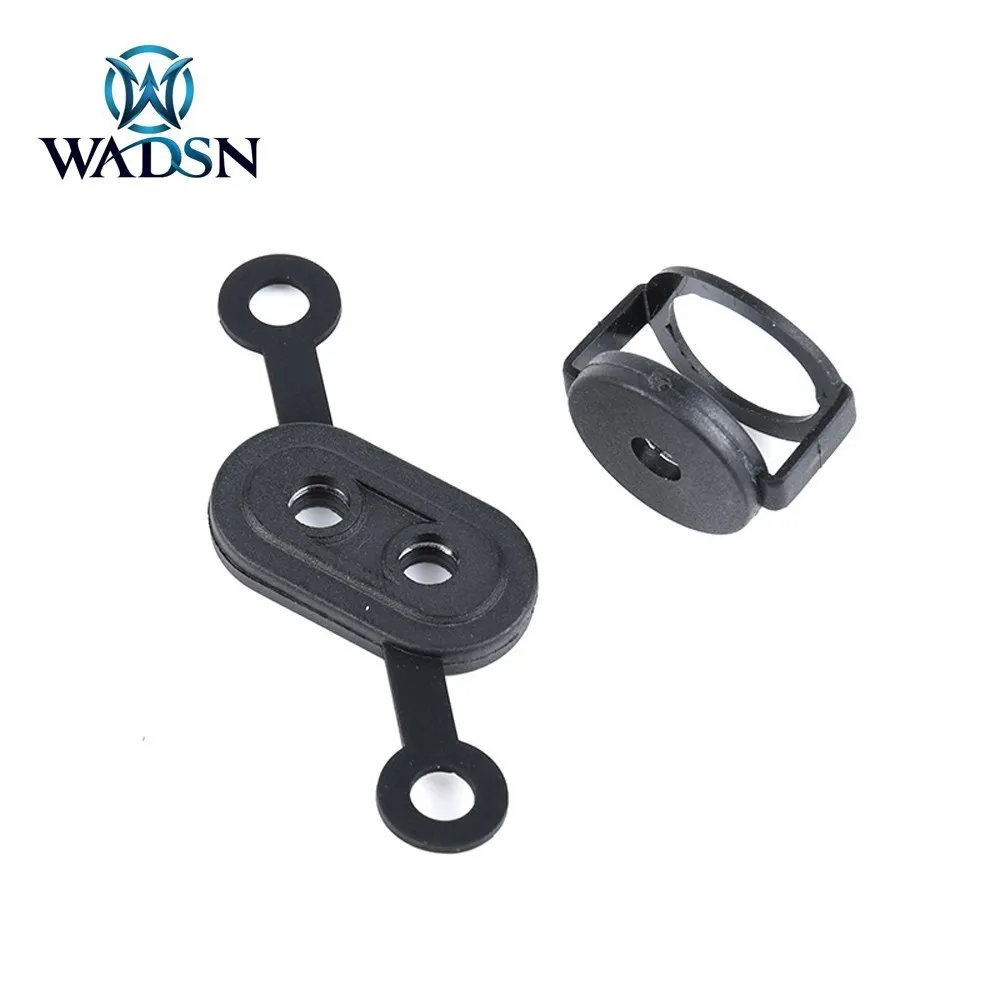 WADSN Hunting PEQ-15 Laser Accessories 20mm Picatinny Rail Metal Mount Base Nylon Plastic Light Head Cover Battery Cover