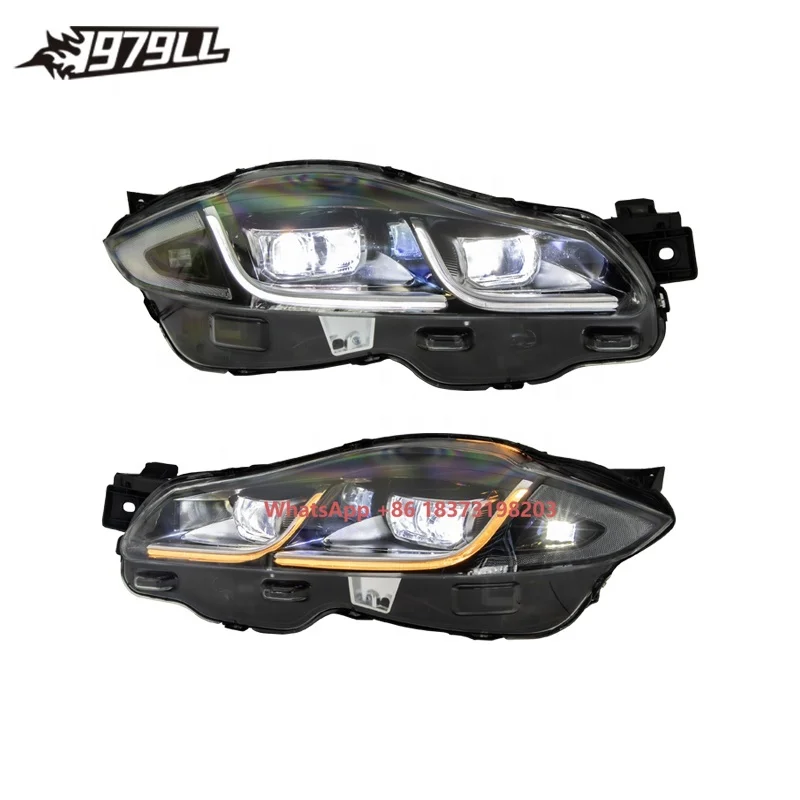 [1979ll] 2010 2014 2015 XJL Lamp Accessories Upgrade to 2019 Style LED Headlights for jaguar Xj X351