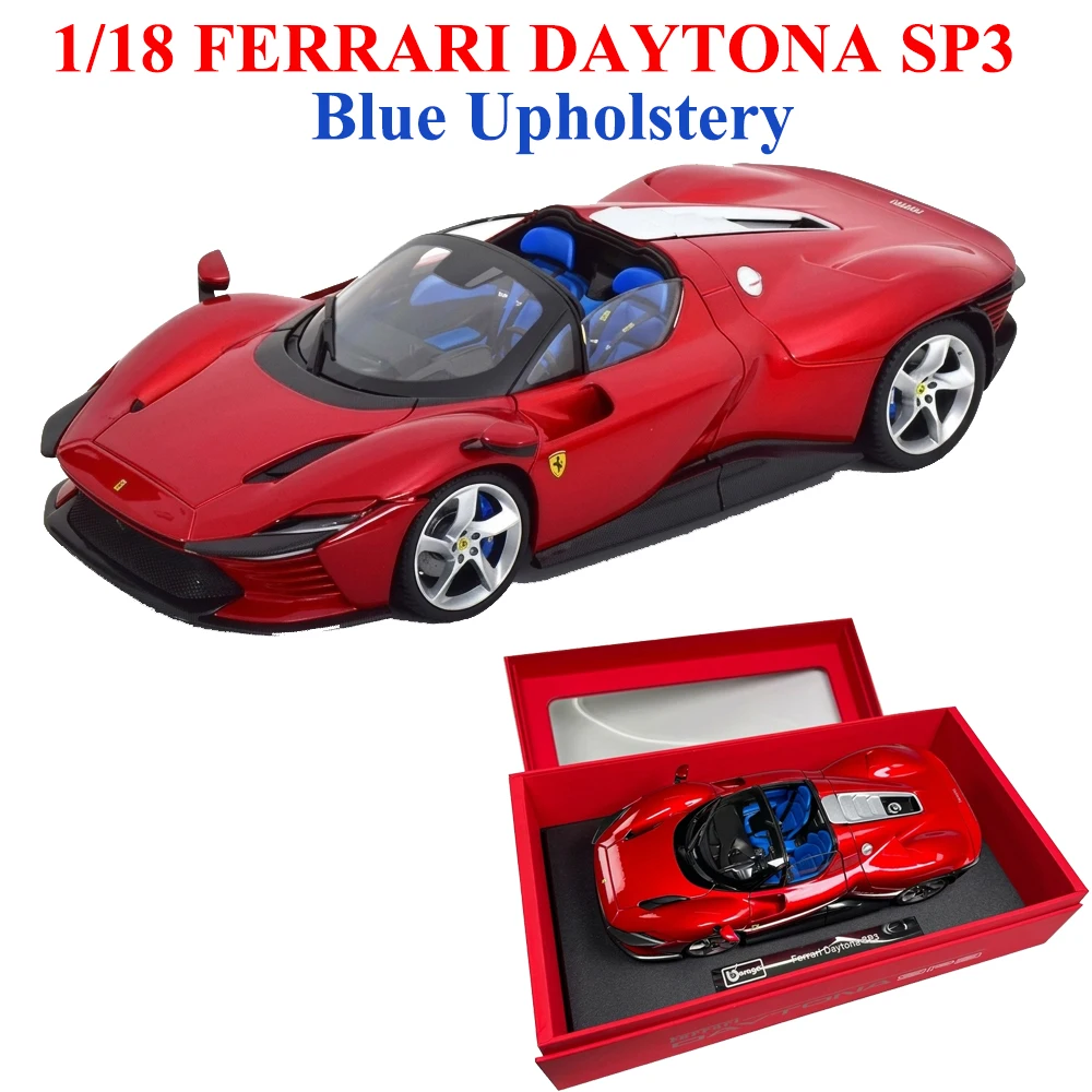 Ferrari Daytona SP3 Supercars Model 1:18 Bburago Diecast Cars
