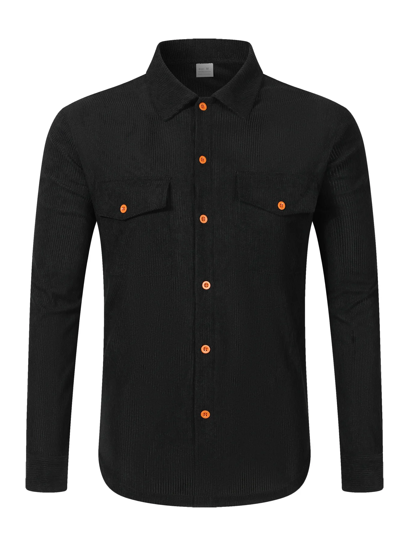 

Men's Corduroy Long Sleeve Shirt Fashion Casual Top Jacket for Spring Autumn Shopping Streetwear