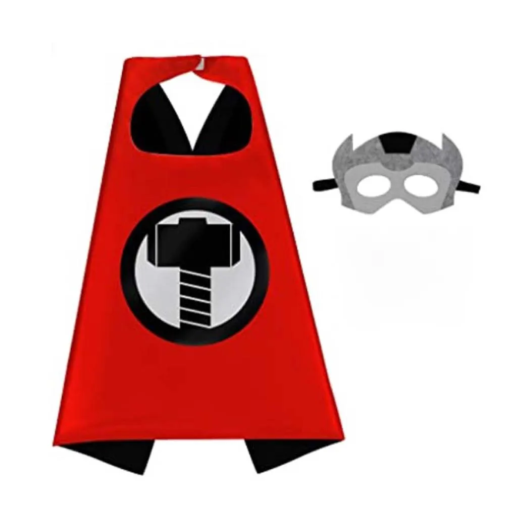 Capes de super-héros pour garçon et fille, cadeaux d'anniversaire, Costumes de dessin animé, fournitures de fête, cape de pâques et d'halloween