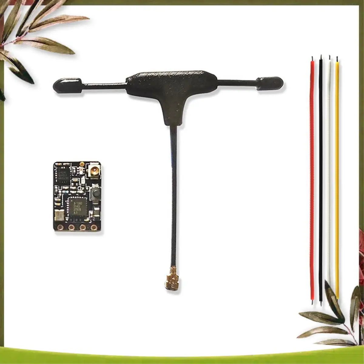 Nuovo-Per EMAX Aeris Link RX TX 1W Ricevitore + Kit Trasmettitore Con Ventola Di Raffreddamento Per RC Aereo FPV Drone ELRS Mini