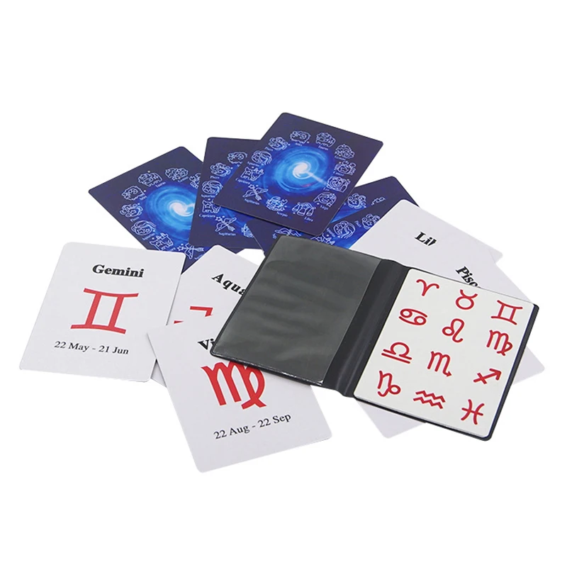 12 Constellation Prophecy Cards Magic Tricks Prediction Magia Close Up Street Gimmicks Mentalism Prop Illusions Comedy Accessory