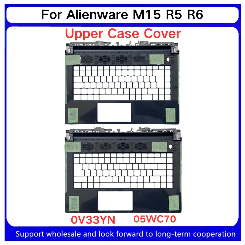 New For Kailxuling Alienware M15 R5 R6 C Shell/ Upper Case Cover/0V33YN/05WC70/Keyboard frame, palm rest, computer shell