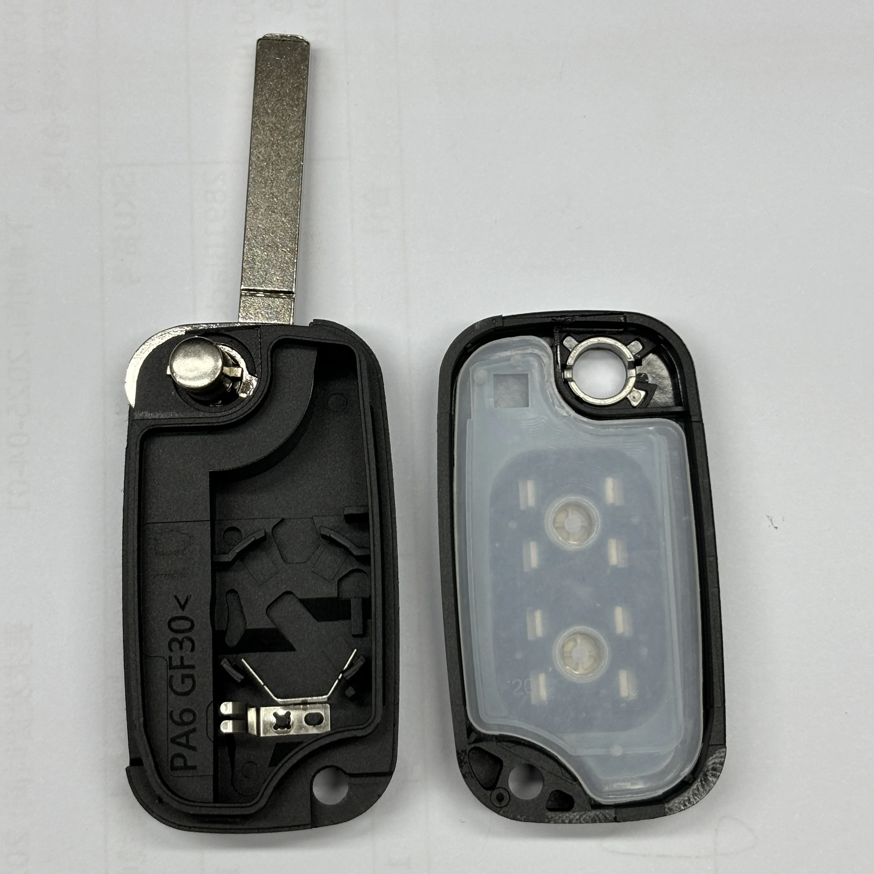 2 أزرار سيارة مفتاح بعيد غطاء الوجه فوب للطي قذيفة لرينو كليو فيفارو ماستر المرور كانجو ميجان لاغونا مودوس