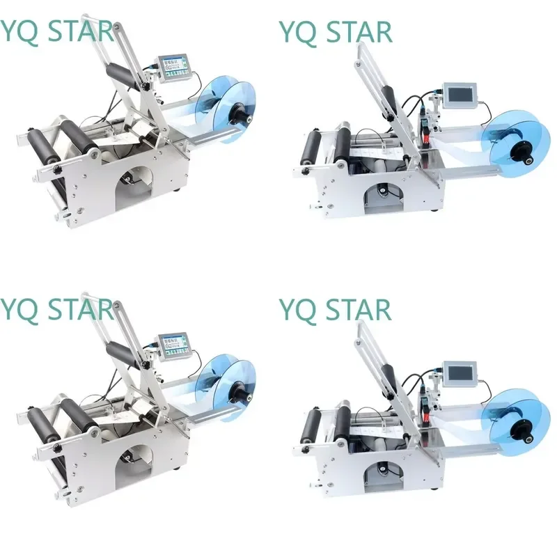 High Quality Semi Automatic Flat Labeling Machine for Plastic Bags Cartons Bottles Packaging Boxes Food Pharma Cosmetics