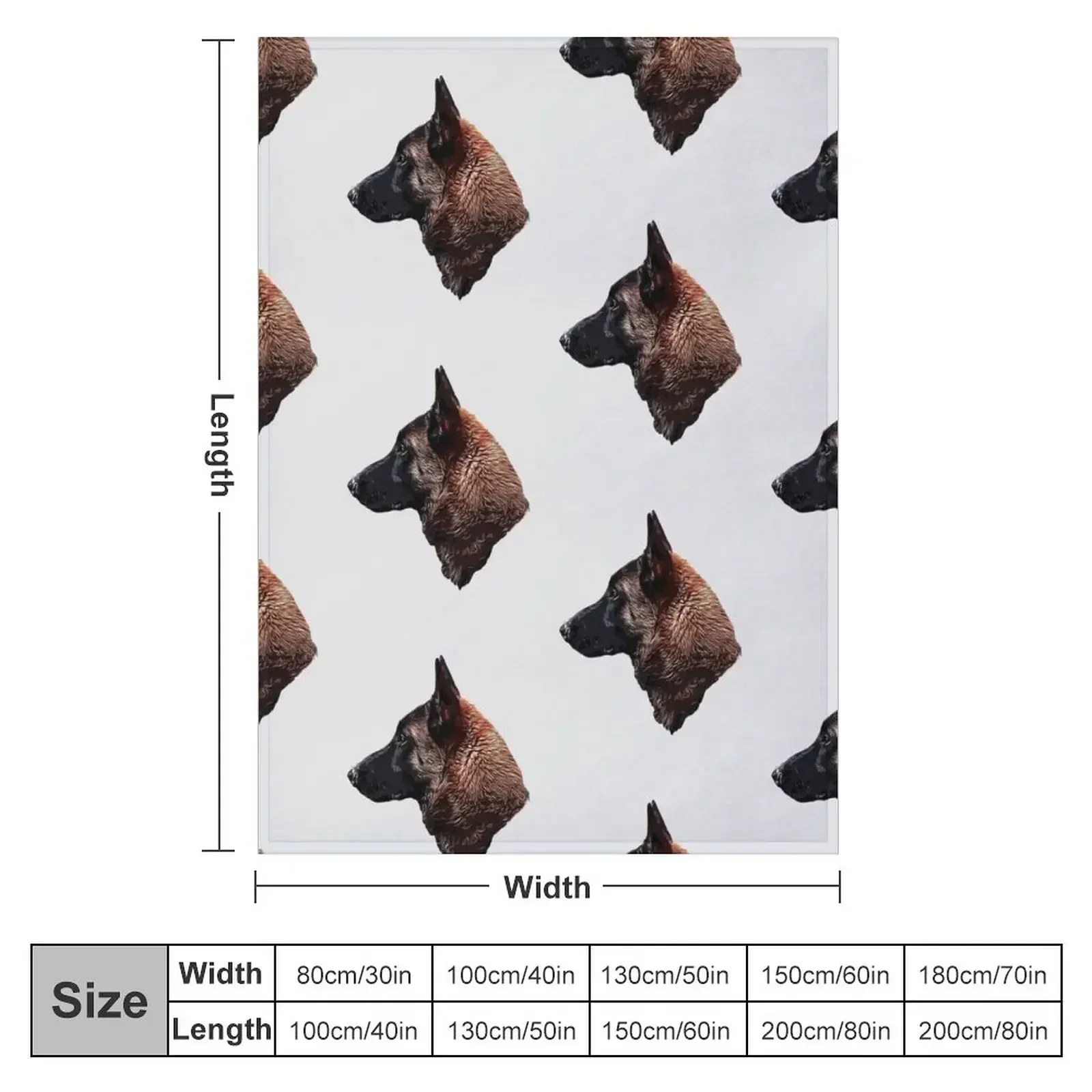 Belgian Malinois Throw Blanket halloween Custom Sofa Bed linens warm for winter decorative Blankets