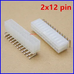 5PCS 5569 4.2mm right angle female socket power wire  PCB connector 24Pin  2x12 2*12 for 5557 plug pc/car/computer