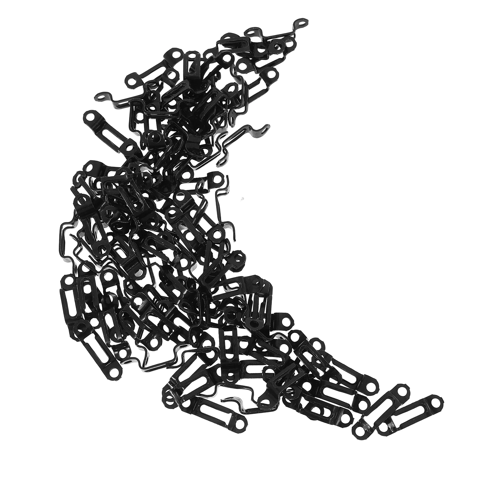 

100Pcs Furniture Combination Buckle Invisible Fasteners Stainless Steel Connectors Full Open Hardware Accessories