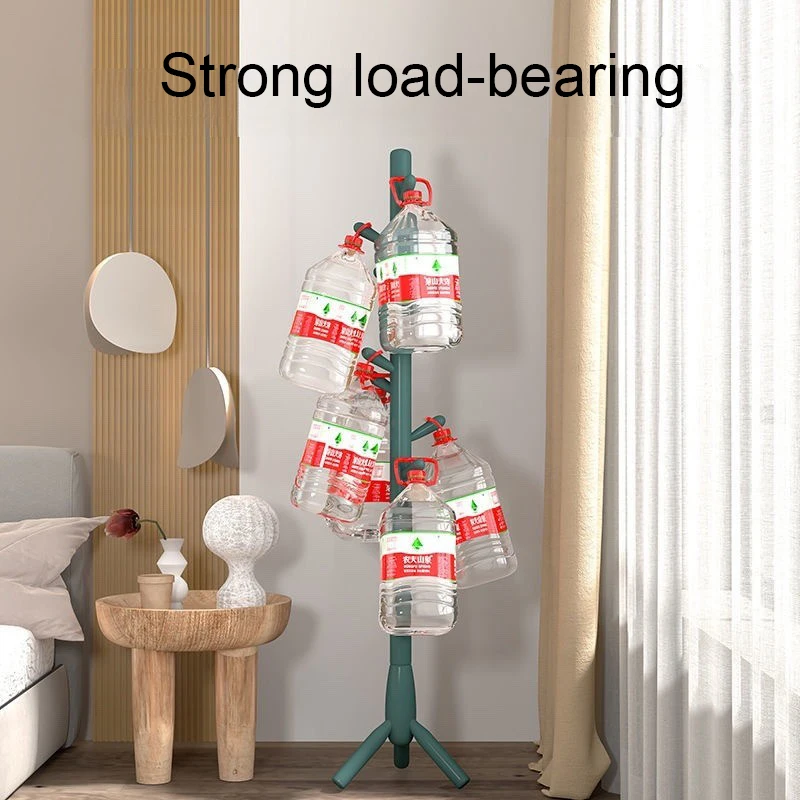 Solid Wood Floor Standing Clothes Rack Tree Branch Shape Coat Rack Cute Modern Coat Hanger Floor Stand Clothing Triangle Racks