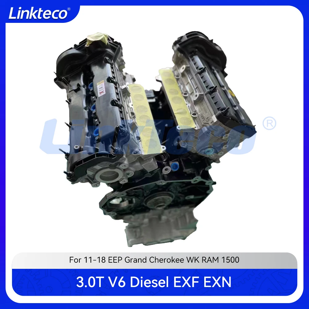 Engine Long Block Amssambly Complete engine Fit 3.0 T V6 Diesel EXF EXN For 11-18 3.0T JEEP Grand Cherokee WK RAM 1500 LANCIA