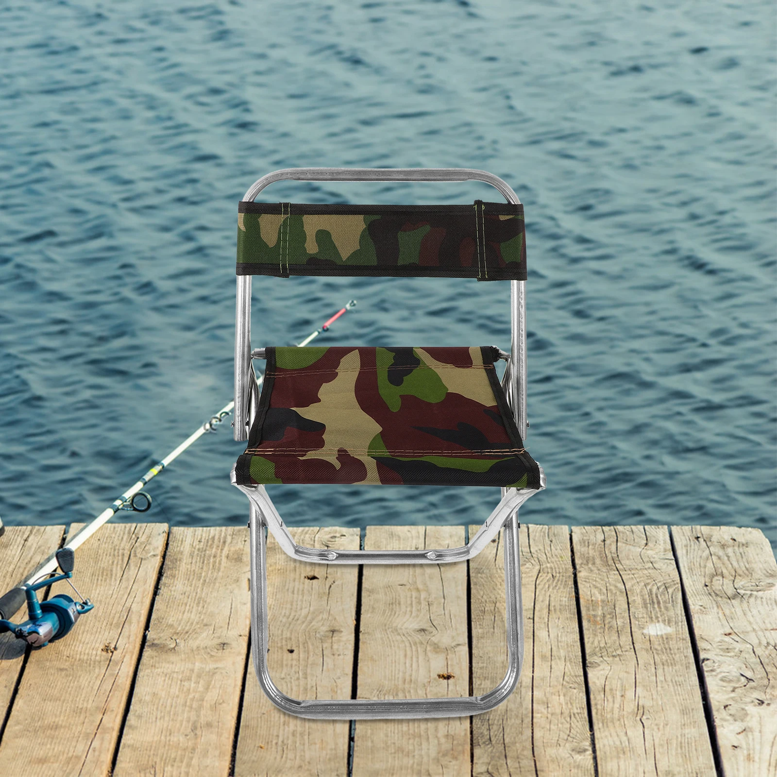 

Camouflage Chairs Camping Stool Fold Portable Lightweight Folding Fishing Foldable