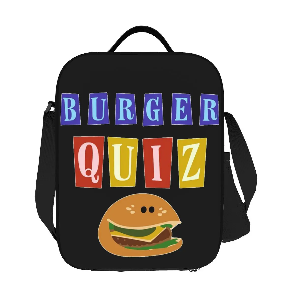 

Burger Quizz, новые изолированные сумки для обеда с логотипом, сумки для пикника, термохолодильник, ланч-бокс, сумка для обеда для женщин, работы, детей, школы