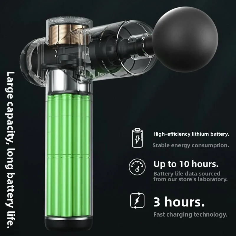 

Профессиональный многофункциональный бесшумный пистолет для массажа мышц Fitn, высококачественный быстрый, очень модифицированный пистолет для тела...