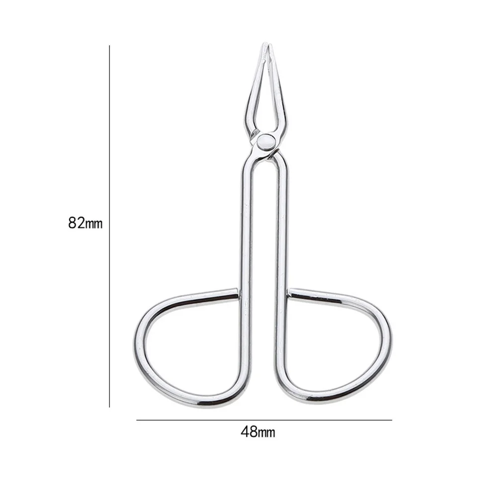 Zestaw ze stali nierdzewnej: pęsety do brwi, odporne na odkształcenia, trwałe, z idealnie zarównowanymi końcówkami do przedłużania rzęs i makijażu, srebrne.