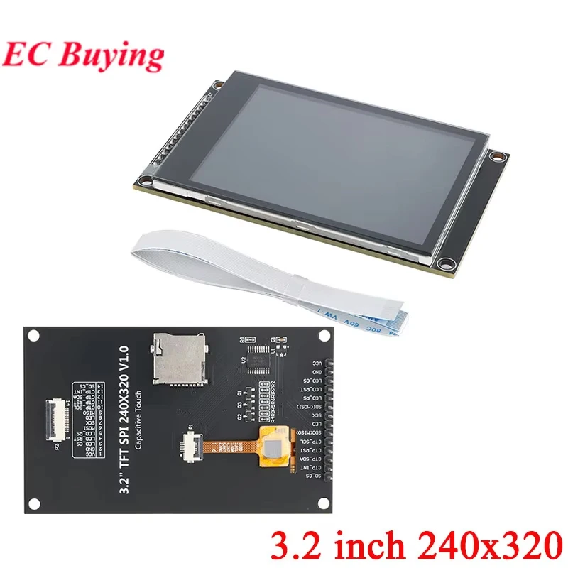 Carte de 11 pin avec broche - Écran tactile capacitif LCD TFT 3.5