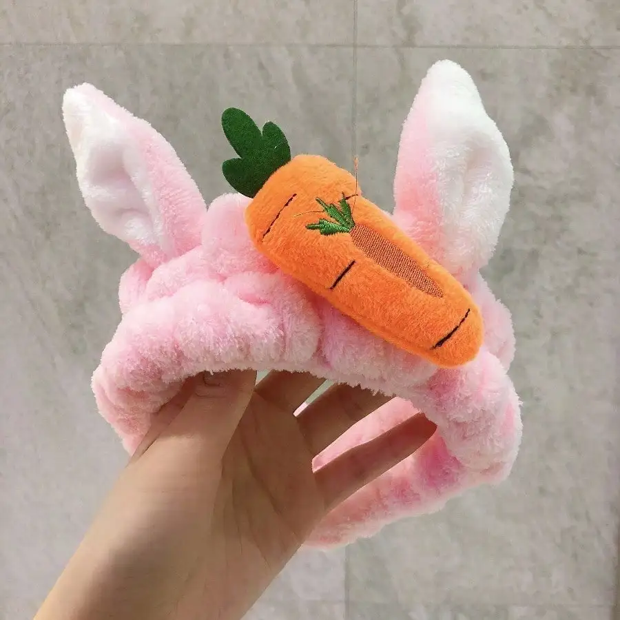 

1PC Cute Cat Ear Headband, Soft Stretchy Non-Slip, For Makeup Skincare Daily Wear