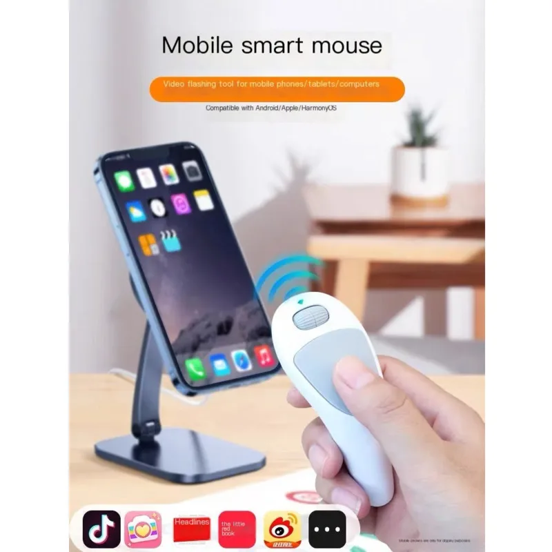 Lazy Wireless Mini Bluetooth Fly-Mouse Fingertip Remote Control Portable Air-mice Ergonomics Cellphone Thumb Muase For Tablet PC