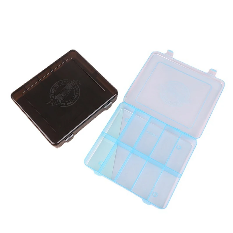 Hot Wheels Auto Opbergdoos Mini Transparant Plastic Stofdichte Vitrine Voor Kinderen Speelgoed Collectie Verjaardagscadeau