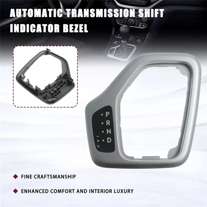 كفاءة-سيارة نقل شيفتر لوحة غطاء الكسوة 5YD27XSAAA 5YD27LS5AA ل جيب شيروكي 2014-2018 حافة ناقل الحركة ديكور