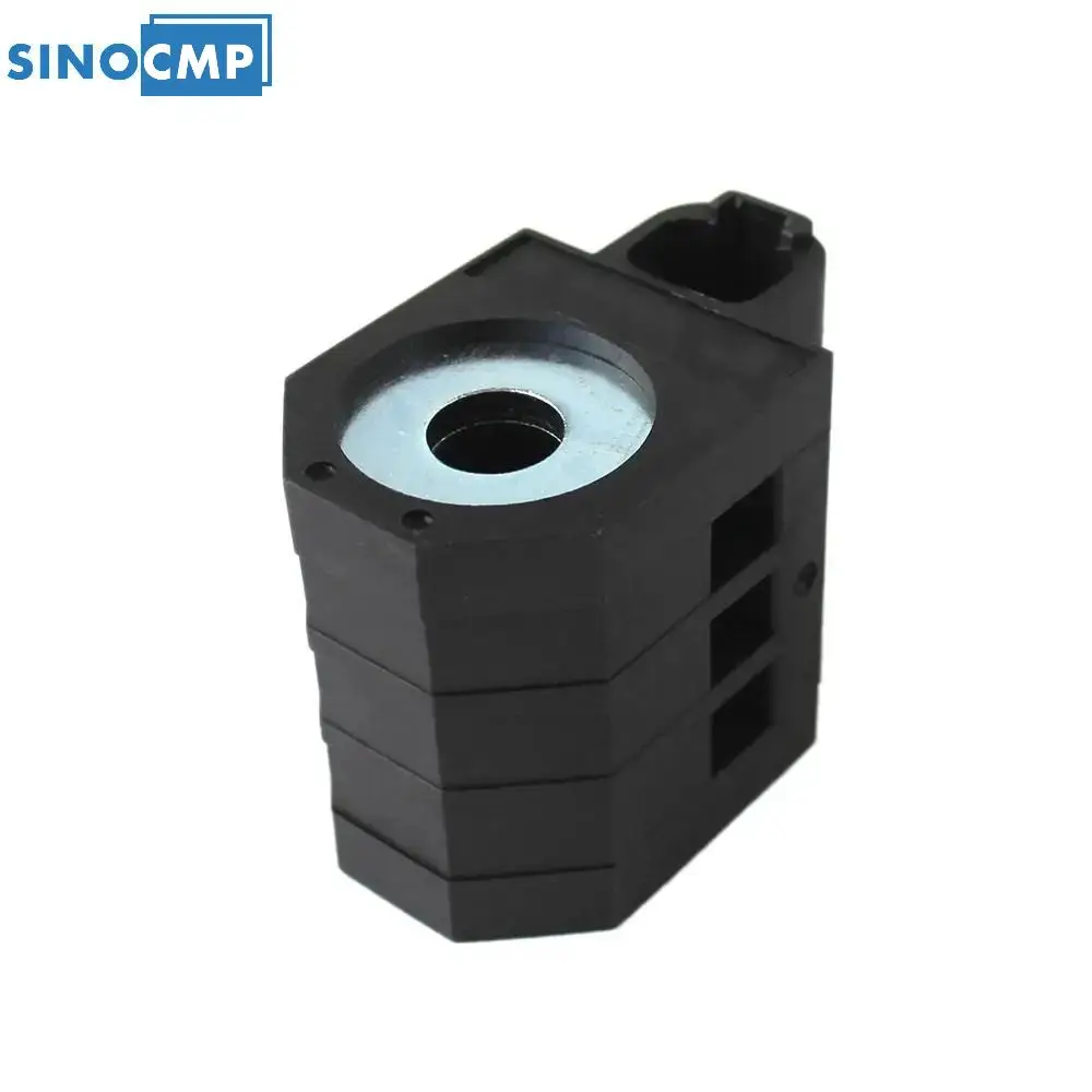 SINOCMP XKBL-00004 XKBL00004 24V Solenoid Valve Coil Replacement For Hyundai R60-7 R210-7 R215-7 R225-7 Excavator Accessories