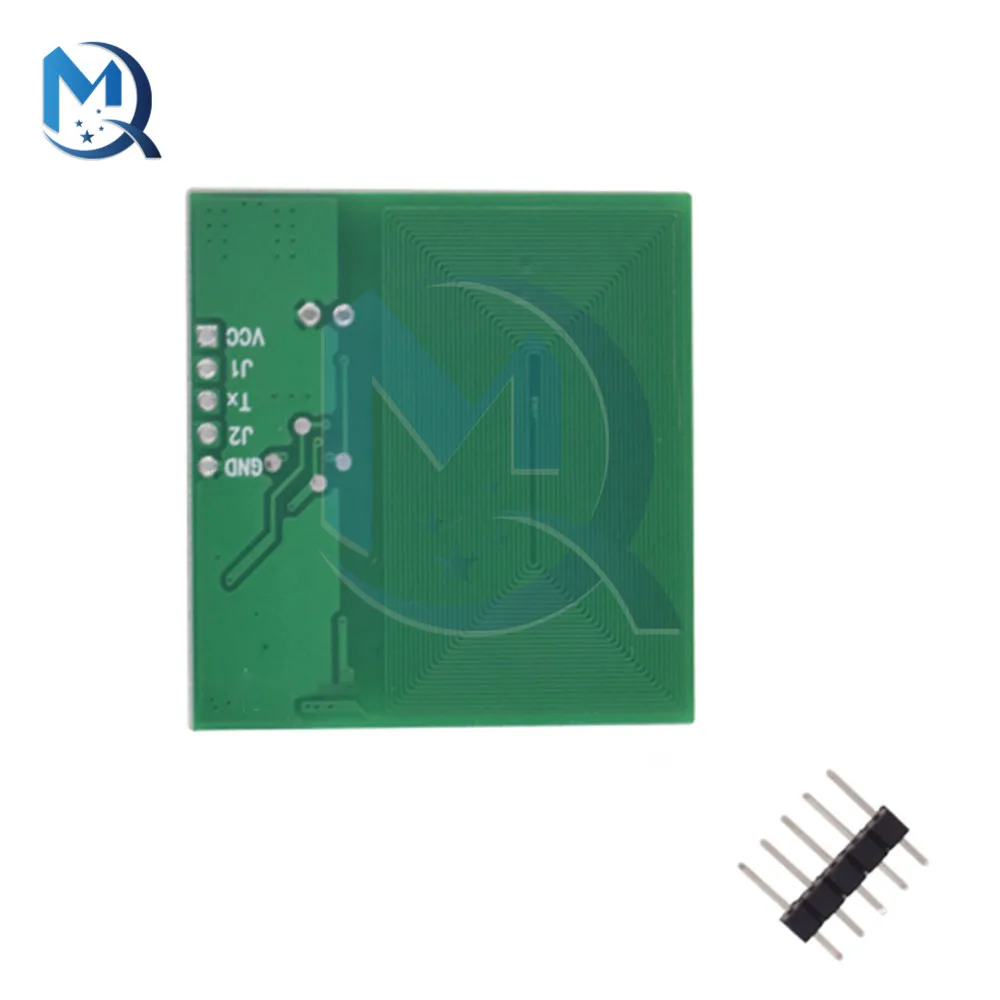 3.3-5V RFID Card Reader Module 125khz Card Reader Built-in Antenna RF Module UART Serial Output Super RDM6300