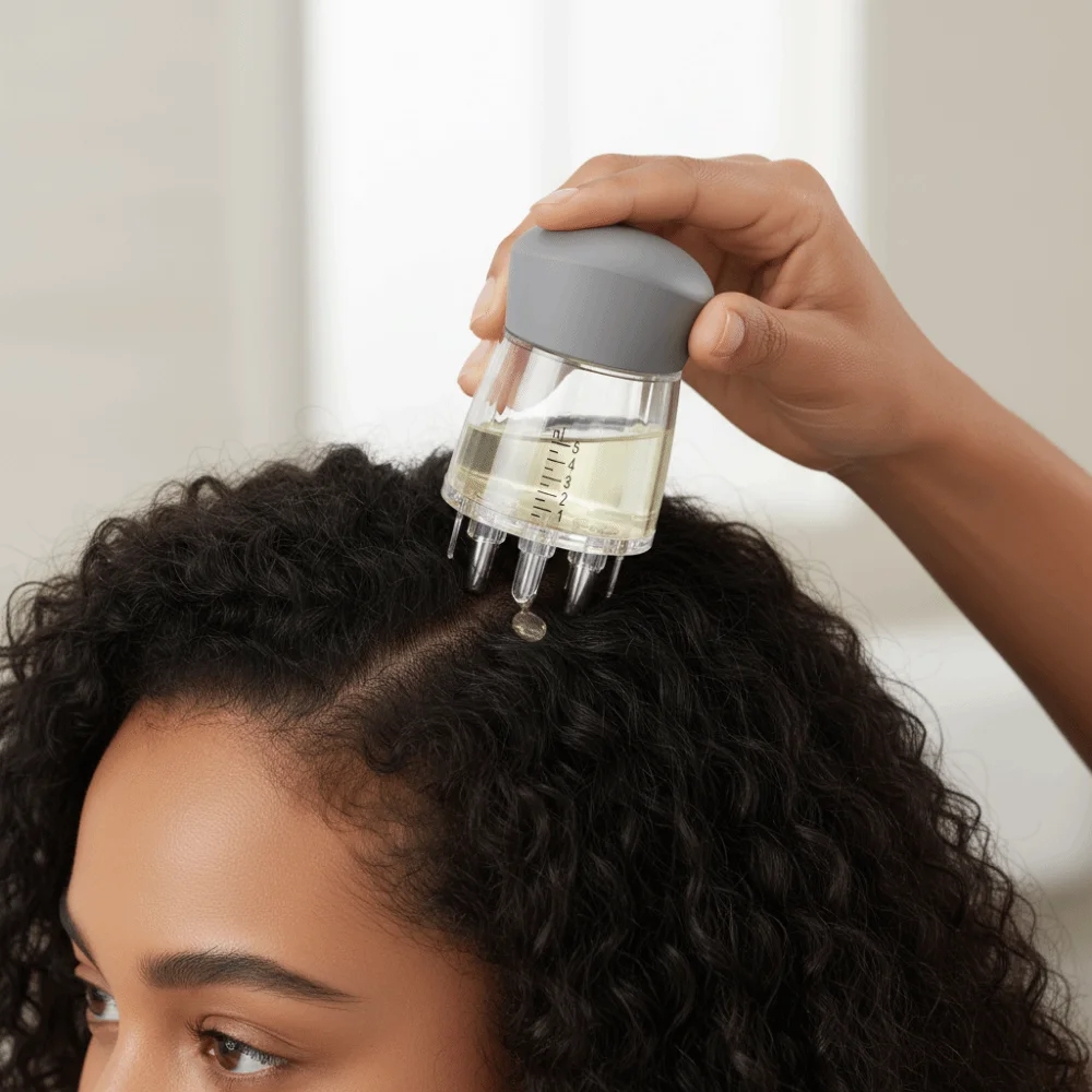 

Мини-аппликатор для масла для кожи головы, 5 мл, многоразовые массажеры для кожи головы, против выпадения волос, жидкий направляющий массажер с эфирным маслом, массажер для корней волос