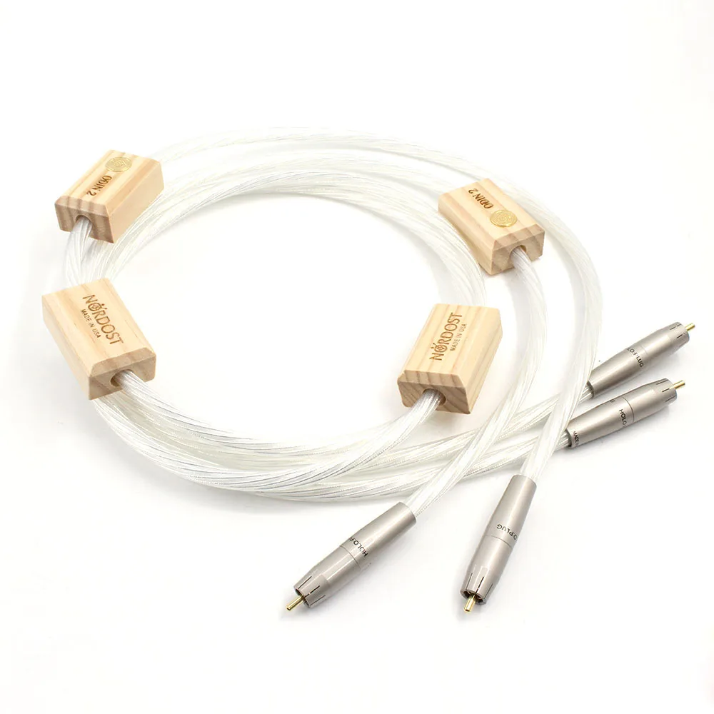 High Quality Nordost Odin 2 silver Reference interconnects RCA cable Audiophile for amplifier CD player