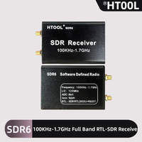 100KHz-1.7GHz SDR6 Receiver (Full Band SDR Receiver) Full Band RTL-SDR Receiver Aviation Short Wave Broadband