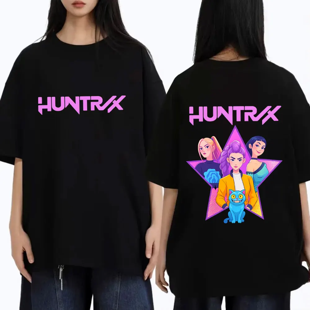 

Movie KPop Demon Hunters T-shirt Rumi Mira Zoey Derpy Tiger Graphic T Shirts Summer Men Women Vintage Casual Cotton Tshirt Tops
