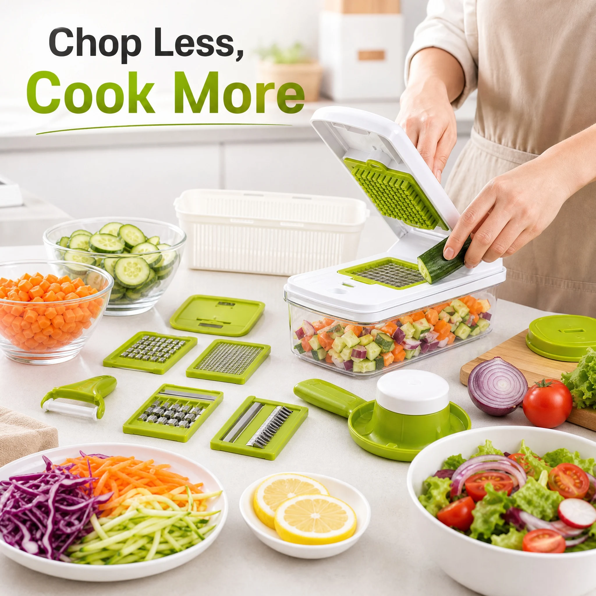 Meal Prep Kit - Набор для нарезки овощей 5-в-1 -